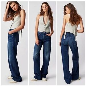 Mother jeans lasso heel in let’s wine about it wash. Size 27, worn once.